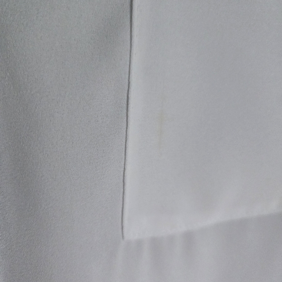 Express Sheer White Portfolino Blouse Size Small - Picture 4 of 5